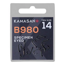 Kamasan B980 Specimen Barbed Eyed Hooks